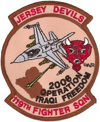 119th Expeditionary Fighter Squadron Operation IRAQI FREEDOM
Keywords: desert