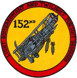 Attack Squadron 152 (VA-152) A-1 Skyraider
Established as Reserve Fighter Squadron SEVEN HUNDRED THIRTEEN (VF-713) "Vultures" sometime in the late 1940s. Called to active duty on 1 Feb 1951. Redesignated Fighter Squadron ONE HUNDRED FIFTY TWO (VF-152) on 4 Feb 1953. Redesignated Attack Squadron ONE HUNDRED FIFTY TWO (VA-152) (1st) on 1 Aug 1958. Disestablished on 29 Jan 1971.

Insignia approved date unknown. Japanese made.

Deployments.
21 Aug 1958-12 Jan 1959, CVA 20 USS Bennington, ATG-4, McDonnell F2H-3 Banshee, WestPac
01 Aug 1959-18 Jan 1960, CVA 19 USS Hancock, CVG-15, Douglas AD-6 Skyraider, WestPac
19 Sep 1960-27 May 1961, CVA 43 USS Coral Sea, CVG-15, Douglas AD-6 Skyraider, WestPac
12 Dec 1961-17 Jul 1962, CVA 43 USS Coral Sea, CVG-15, Douglas AD-6 Skyraider, WestPac
03 Apr 1963-25 Nov 1963, CVA 43 USS Coral Sea, CVG-15, Douglas A-1H/J Skyraider, WestPac
22 Apr 1964-01 Aug 1964, Douglas A-1H/J Skyraider, Bien Hoa AB, S Vietnam
05 Apr 1965-16 Dec 1965, CVA 34 USS Oriskany, CVW-16, Douglas A-1H/J Skyraider, WestPac/Vietnam
26 May 1966-16 Nov 1966, CVA 34 USS Oriskany, CVW-16, Douglas A-1H Skyraider, WestPac/Vietnam
16 Jun 1967-31 Jan 1968, CVA 34 USS Oriskany, CVW-16, Douglas A-1H/J Skyraider, WestPac/Vietnam
22 Jul 1968-29 Apr 1969, CVA 59 USS Forrestal, CVW-17, Douglas A-4B Skyhawk, Med
05 Mar 1970-17 Dec 1970, CVS 38 USS Shangri-La, CVW-8, Douglas A-4E Skyhawk, SoLant/IO/West
Pac/Vietnam


