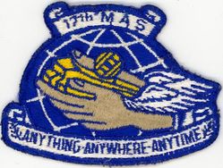 17th Military Airlift Squadron 
Constituted as the 17th Air Corps Ferrying Squadron on 18 Feb 1942. Activated on 27 Apr 1942. Redesignated the 17th Transport Squadron on 19 Mar 1943. Disbanded on 31 Oct 1943. Reconstituted, and redesignated the 17th Air Transport Squadron, Medium on 22 Mar 1954. Activated on 18 Jul 1954. Redesignated the 17th Air Transport Squadron, Heavy on 18 Jun 1958; 17th Military Airlift Squadron on 8 Jan 1966. Inactivated on 8 Apr 1969. Activated on 1 Aug 1987. Redesignated the 17th Airlift Squadron on 1 Oct 1991. Inactivated on 25 June 2015.
