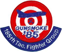 185th Tactical Fighter Group Gunsmoke 1985 Competition
