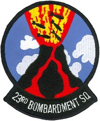 23d Bombardment Squadron, Heavy
Organized as 18 Aero Squadron on 16 Jun 1917.  Redesignated as 23 Aero Squadron (Repair) on 22 Jun 1917.  Demobilized on 22 Mar 1919.  Reconstituted, and consolidated (1924) with 23 Squadron, which was authorized on 30 Aug 1921, organized on 1 Oct 1921, redesignated as 23 Bombardment Squadron on 25 Jan 1923.  Redesignated as: 23 Bombardment Squadron (Medium) on 6 Dec 1939; 23 Bombardment Squadron (Heavy) on 20 Nov 1940; 23 Bombardment Squadron, Heavy, on 6 Mar 1944; 23 Bombardment Squadron, Very Heavy, on 30 Apr 1946.  Inactivated on 10 Mar 1947.  Redesignated as 23 Reconnaissance Squadron, Very Long Range, Photographic, on 16 Sep 1947. Activated on 20 Oct 1947.  Redesignated as: 23 Strategic Reconnaissance Squadron, Photographic, on 16 Jun 1949; 23 Strategic Reconnaissance Squadron, Heavy, on 14 Nov 1950; 23 Bombardment Squadron, Heavy, on 1 Oct 1955; 23 Bomb Squadron on 1 Sep 1991.
