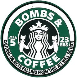 23d Expeditionary Bomb Squadron Crew 5 Operation INHERENT RESOLVE 2017 
Deployed to Al Udeid Air Base, Qatar.
Keywords: PVC