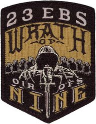 23d Expeditionary Bomb Squadron Crew 9 Operation INHERENT RESOLVE and FREEDOM'S SENTINEL 2017 
Deployed to Al Udeid Air Base, Qatar.
Keywords: desert