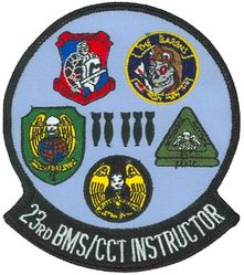 23d Bombardment Squadron, Heavy Combat Crew Training Instructor Gaggle 
Organized as 18 Aero Squadron on 16 Jun 1917.  Redesignated as 23 Aero Squadron (Repair) on 22 Jun 1917.  Demobilized on 22 Mar 1919.  Reconstituted, and consolidated (1924) with 23 Squadron, which was authorized on 30 Aug 1921, organized on 1 Oct 1921, redesignated as 23 Bombardment Squadron on 25 Jan 1923.  Redesignated as: 23 Bombardment Squadron (Medium) on 6 Dec 1939; 23 Bombardment Squadron (Heavy) on 20 Nov 1940; 23 Bombardment Squadron, Heavy, on 6 Mar 1944; 23 Bombardment Squadron, Very Heavy, on 30 Apr 1946.  Inactivated on 10 Mar 1947.  Redesignated as 23 Reconnaissance Squadron, Very Long Range, Photographic, on 16 Sep 1947. Activated on 20 Oct 1947.  Redesignated as: 23 Strategic Reconnaissance Squadron, Photographic, on 16 Jun 1949; 23 Strategic Reconnaissance Squadron, Heavy, on 14 Nov 1950; 23 Bombardment Squadron, Heavy, on 1 Oct 1955; 23 Bomb Squadron on 1 Sep 1991.

Gaggle consists of: Alpha Flight, Bravo Flight, Weapons and Tactics, Charlie Flight and Delta Flight

