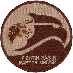 27th Fighter Squadron F-22 Pilot
Organized as 21 Aero Squadron on 15 Jun 1917. Redesignated as: 27 Aero Squadron on 23 Jun 1917; 27 Squadron (Pursuit) on 14 Mar 1921; 27 Pursuit Squadron on 25 Jan 1923; 27 Pursuit Squadron (Interceptor) on 6 Dec 1939; 27 Pursuit Squadron (Fighter) on 12 Mar 1941; 27 Fighter Squadron (Twin Engine) on 15 May 1942; 27 Fighter Squadron, Two Engine, on 28 Feb 1944. Inactivated on 16 Oct 1945. Redesignated as: 27 Fighter Squadron, Single Engine, on 5 Apr 1946; 27 Fighter Squadron, Jet Propelled, on 20 Jun 1946. Activated on 3 Jul 1946. Redesignated as: 27 Fighter Squadron, Jet, on 15 Jun 1948; 27 Fighter-Interceptor Squadron on 16 Apr 1950; 27 Tactical Fighter Squadron on 1 Jul 1971; 27 Fighter Squadron on 1 Nov 1991-.
Keywords: desert
