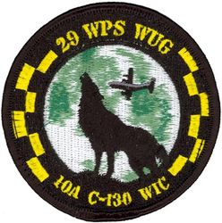 USAF Weapons School Undergraduate Student, C-130 Weapons Instructor Course Class 2010A
29th Weapons Squadron.

