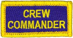 321st Missile Squadron Crew Commander Pencil Pocket Tab
