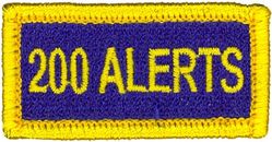 321st Missile Squadron 200 Alerts Pencil Pocket Tab
