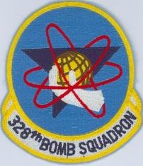 328th Bomb Squadron
Constituted 328 Bombardment Squadron (Heavy) on 28 Jan 1942. Activated on 1 Mar 1942. Redesignated: 328 Bombardment Squadron, Heavy on 20 Aug 1943; 328 Bombardment Squadron, Very Heavy on 23 May 1945; 328 Bombardment Squadron, Medium on 28 May 1948; 328 Bombardment Squadron, Heavy on 1 Feb 1955; 328 Bomb Squadron on 1 Sep 1991. Inactivated on 15 Jun 1994.
Emblem. Approved on 12 Apr 1955.

