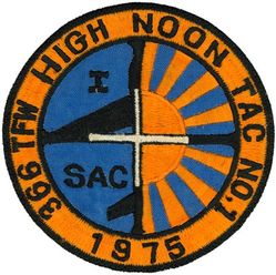 366th Tactical Fighter Wing Operation HIGH NOON 1975
Giant Voice 1975 competition canceled, replaced by CINCSAC with Operation HIGH NOON.
