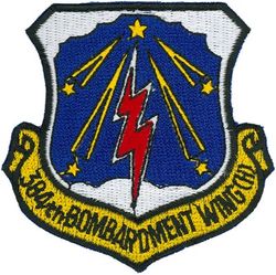 384th Bombardment Wing, Heavy
Established as 384th Bombardment Wing, Medium, on 23 Mar 1953. Activated on 1 Aug 1955. Discontinued, and inactivated, on 1 Sep 1964. Redesignated 384th Air Refueling Wing, Heavy, on 15 Nov 1972. Activated on 1 Dec 1972; 384th Bombardment Wing, Heavy on 1 Jul 1987; 384th Wing, 1 Sep 1991; 384th Bomb Wing on 1 Jun 1992. Inactivated with personnel and equipment being absorbed by 384th Bomb Group, 1 Jan 1994. Redesignated 384th Air Expeditionary Wing on 3 Sep 2003. Activated by redesignation of 384th Air Expeditionary Group on 3 Sep 2003. Inactivated in 2004.
