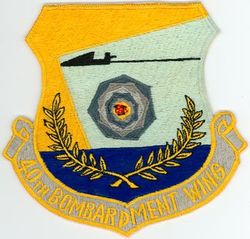 40th Bombardment Wing, Medium

