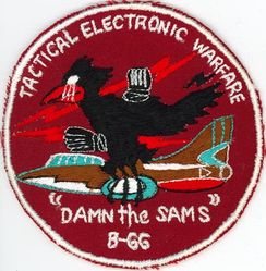 42d Tactical Electronic Warfare Squadron Morale
Constituted as 42 Reconnaissance Squadron, Very Long Range, Photographic, on 24 Oct 1945. Activated on 7 Nov 1945. Inactivated on 19 Aug 1946. Redesignated 42 Tactical Reconnaissance Squadron, Electronics and Weather, on 11 Dec 1953. Activated on 18 Mar 1954. Redesignated 42 Tactical Reconnaissance Squadron, Electronic, on 1 Jul 1965. Discontinued, and inactivated, on 22 Aug 1966. Redesignated 42 Tactical Electronic Warfare Squadron, and activated, on 15 Dec 1967. Organized on 1 Jan 1968. Inactivated on 15 Mar 1974.
