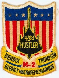 43d Bombardment Wing, Medium B-58 World Speed Records
