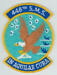448th Strategic Missile Squadron (ICBM-Minuteman) 
Translation: IN AQUILAE CURA = Under the Care of the Eagle 
