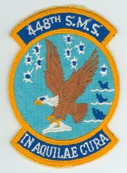 448th Strategic Missile Squadron (ICBM-Minuteman) 
Translation: IN AQUILAE CURA = Under the Care of the Eagle 
