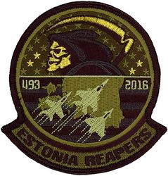 493d Expeditionary Fighter Squadron NATO BALTIC AIR POLICING 2016
Deployment, 12 Aug 2016-
