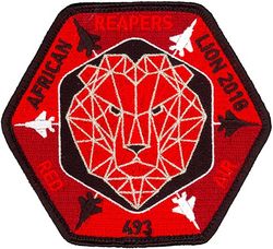 493d Fighter Squadron Exercise AFRICAN LION 2018 Aggressors
