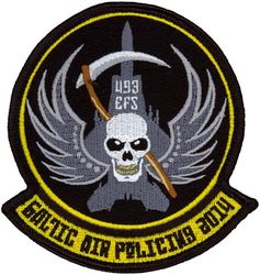 493d Expeditionary Fighter Squadron NATO BALTIC AIR POLICING 2014
3 Jan 1 May 2014, deployment to Šiauliai Air Base, Lithuania, for NATO Baltic Air Policing mission.
