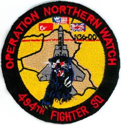 494th Fighter Squadron Operation NORTHERN WATCH
