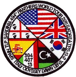 494th Expeditionary Fighter Squadron WORLD TOUR 2011
