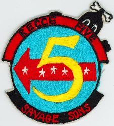 Reconnaissance Attack (Heavy) Squadron 5 (RVAH-5) 
Established as Composite Squadron Five (VC-5) in Sep 1948. Redesignated Heavy Attack Squadron Five (VAH-5) "Mushmouths, later Savage Sons "on 3 Feb 1956; Reconnaissance Attack (Heavy) Squadron Five (RVAH-5) ON 5 May 1964. Disestablished on 30 Sep 1977.

North American RA-5C Vigilante, 1964-1977

