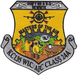 Weapons School Undergraduate Student, KC-135 Weapons Instructor Course Class and Advanced Instructor Course Class 2024A
509th Weapon Squadron 
