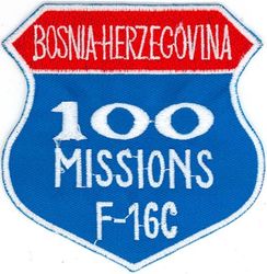 510th Fighter Squadron Operation DENY FLIGHT F-16C 100 Missions
