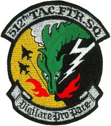 512th Tactical Fighter Squadron
Translation: VIGILARE PRO PACE = On Guard for Peace
