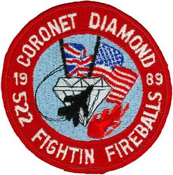 522d Tactical Fighter Squadron Exercise CORONET DIAMOND 1989
