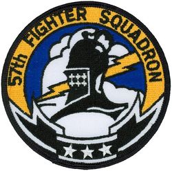57th Fighter Squadron
Most likely this 4" version was never used by unit.
