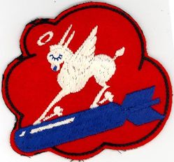 700th Bombardment Squadron, Heavy
Constituted 700th Bombardment Squadron (Heavy) on 20 Mar 1943. Activated on 1 Apr 1943. Inactivated on 12 Sep 1945. 

WW-II era embroidered on felt

