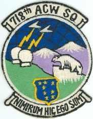 718th Aircraft Control and Warning Squadron
