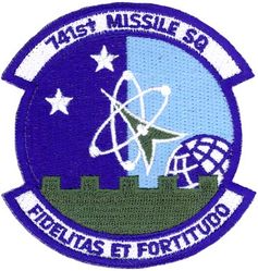 741st Missile Squadron
Translation: FIDELITAS FORTITUDO = Fidelity Fortitude
