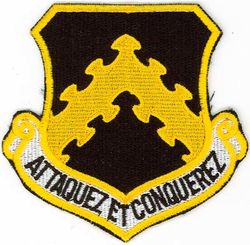 8th Fighter Wing
Translation: ATTAQUEZ ET CONQUEREZ = Attack and Conquer
