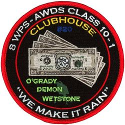 USAF Weapons School Command and Control Weapons Instructor/Advanced Weapons Director Course Class 2010-01
8th Weapons Squadron
