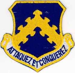 8th Fighter Wing
Translation: ATTAQUEZ ET CONQUEREZ = Attack and Conquer

