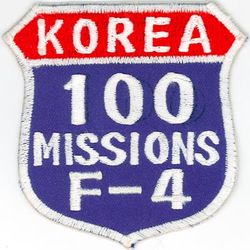 8th Tactical Fighter Wing 100 Missions Korea F-4 
