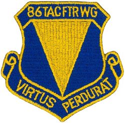 86th Tactical Fighter Wing
Translation: VIRTUS PERDURAT = Courage Will Endure
