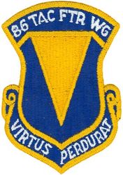 86th Tactical Fighter Wing
Translation: VIRTUS PERDURAT = Courage Will Endure
