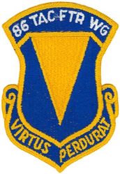 86th Tactical Fighter Wing
Translation: VIRTUS PERDURAT = Courage Will Endure
