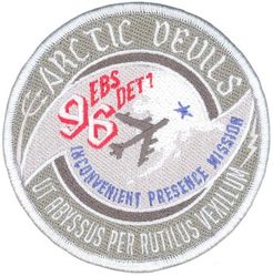 96th Expeditionary Bomb Squadron Morale
Made for the 96th Expeditionary Bomb Squadron evacuation to Eielson AFB, Alaska from Guam due to a typhoon  arriving during the Red Flag Alaska exercise - though they were not planned participants, thus "Inconvenient Presence Mission". 

