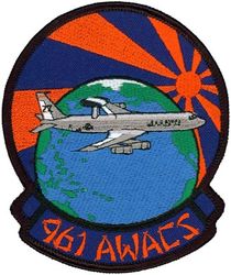 961st Airborne Warning and Control Squadron Morale
