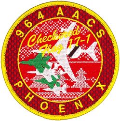 964th Airborne Air Control Squadron Exercise CHECKERED FLAG 17-1
