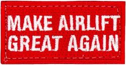 535th Airlift Squadron Morale Pencil Pocket Tab
