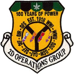 2d Operations Group 100th Anniversary
