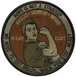 10th Expeditionary Aeromedical Evacuation Flight Critical Care Air Transport Team Crew
Keywords: OCP