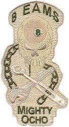 8th Expeditionary Air Mobility Squadron Morale
The 8th Expeditionary Air Mobility Squadron is located as a tenant unit on Al Udeid AB, Qatar. The squadron is assigned to the 521st Air Mobility Operations Wing headquartered at Ramstein AB, Germany.
