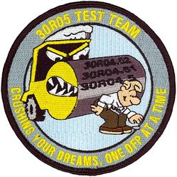 461st Flight Test Squadron 30R05 Test Team
