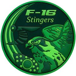 112th Fighter Squadron F-16 Morale
Simutates night vision goggle colors
Keywords: PVC